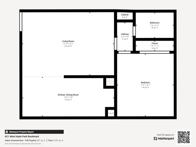 Floorplan - 621-625 W. Hyde Park Blvd.