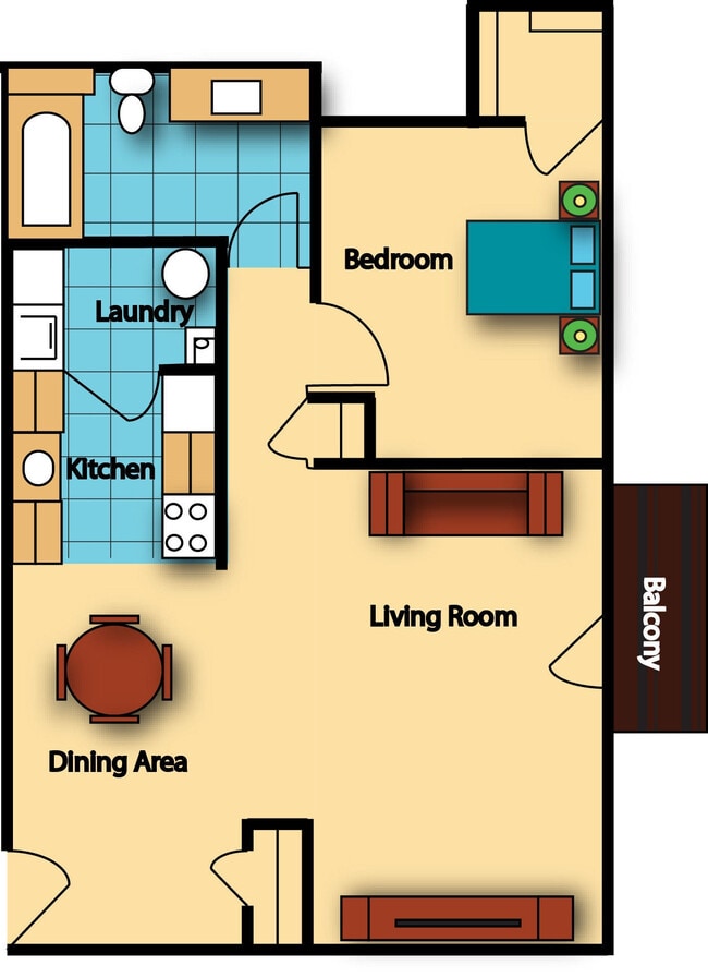 Floorplan - Springbrook Meadows Apartments
