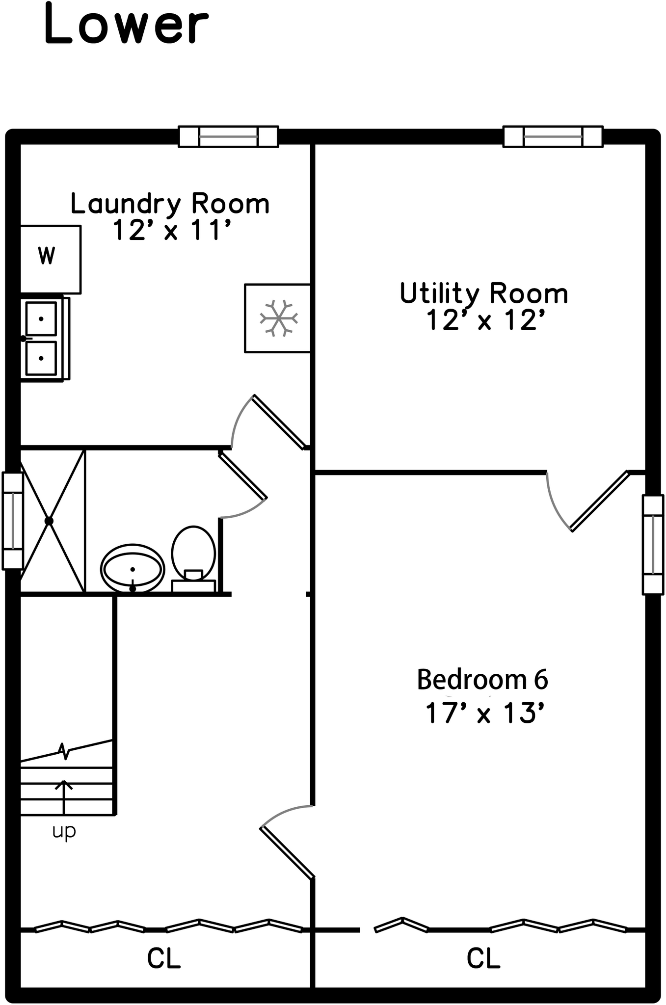 lower floor - 2353 Ridge Ave