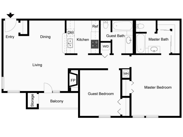 Floorplan - Broadmoor Villas