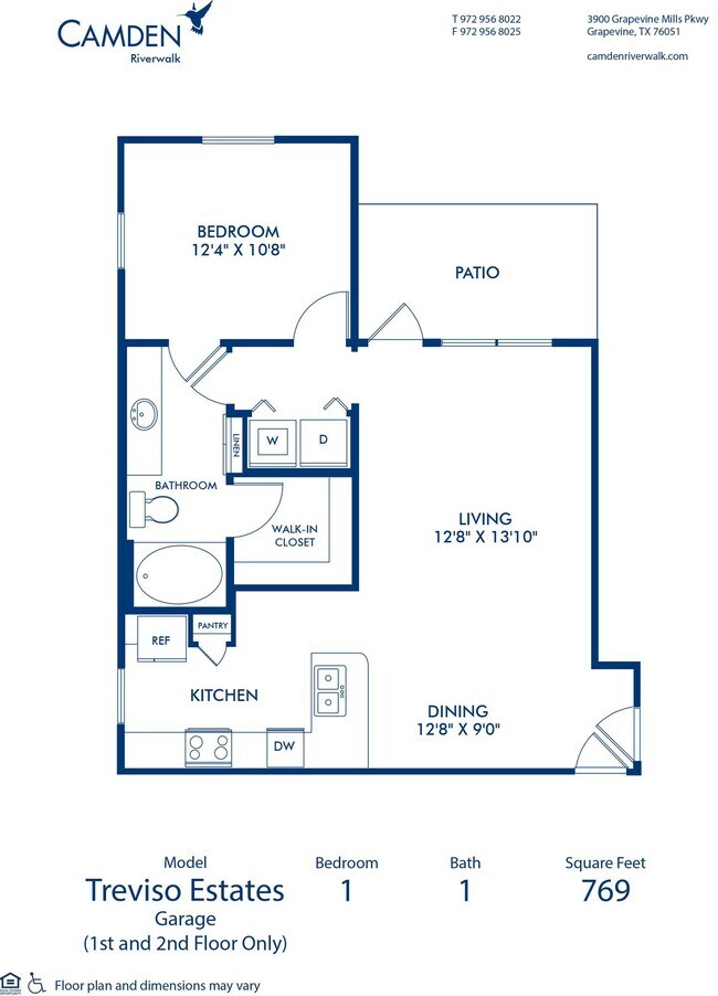 Floorplan - Camden Riverwalk