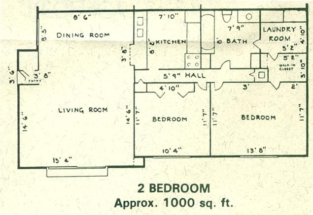 2BR/1BA - Regency Park Apartments
