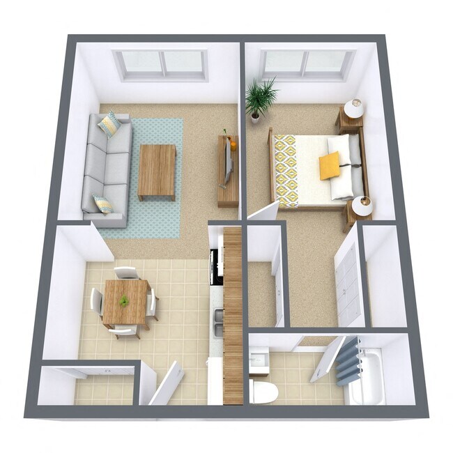 Floorplan - Amberwood Court Apartment Community