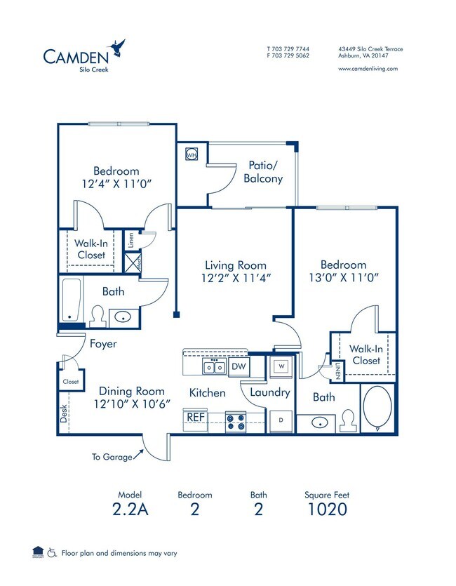 Floorplan - Camden Silo Creek