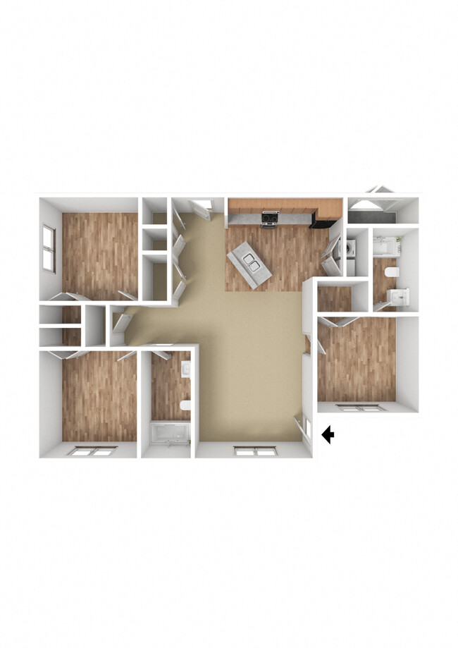 Floorplan - Logan Gateway Apartments