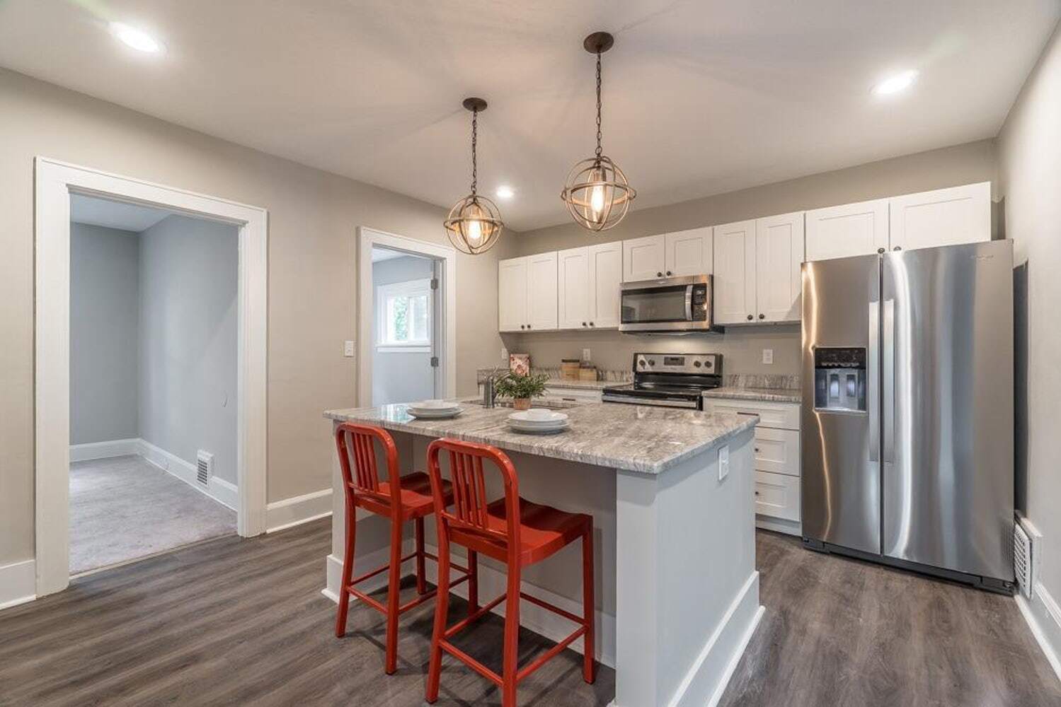 Unit 2 Kitchen - 6741 Hurd Ave