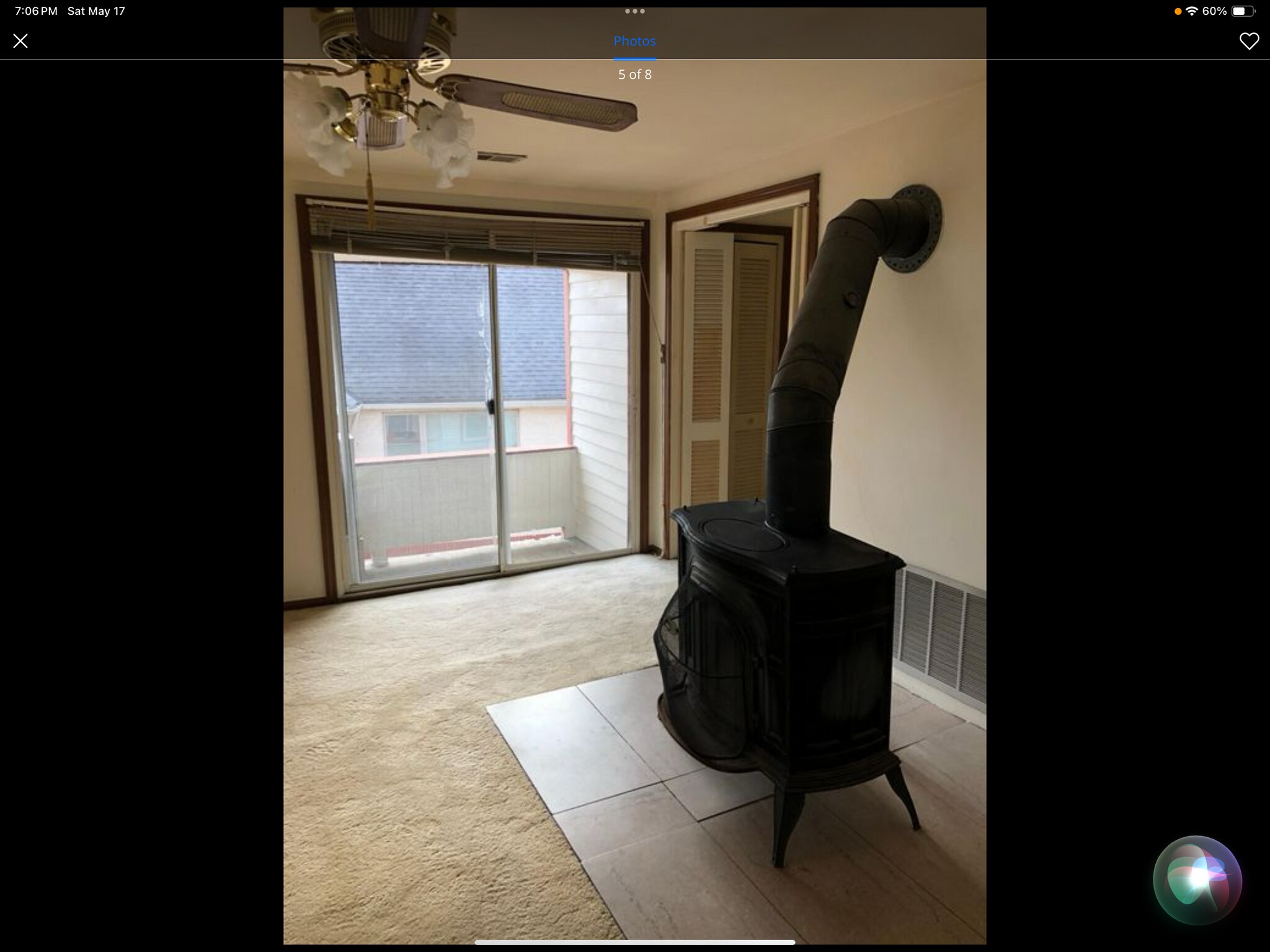 Dining room wood-burning stove - 1918 E 123rd St