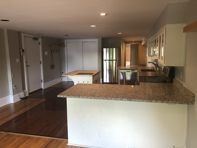 View through Kitchen towards bedroom - 323 W Main St