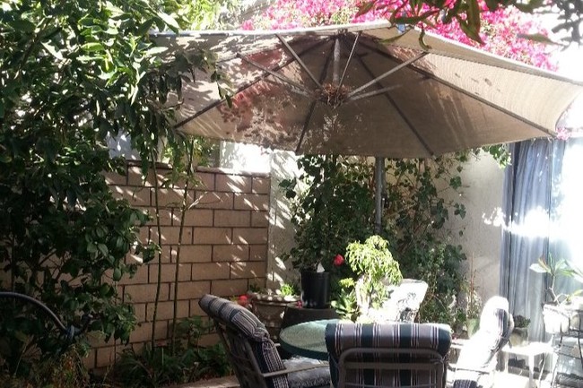 Private Patio with planters - 10147 Decima Dr