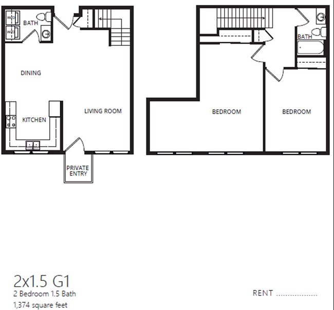 Floorplan - Heritage Village Apartments
