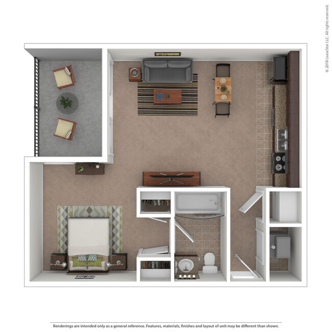 Floorplan - The Habitat Apartments