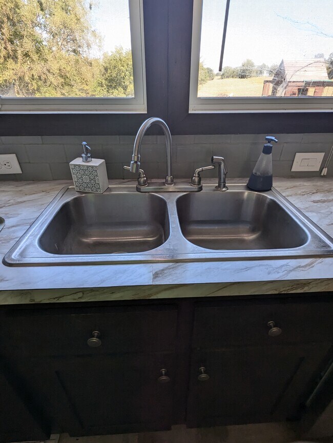 Kitchen sink with garbage disposal - 179 Davis Rd