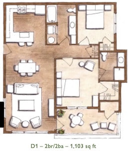 Floorplan - Acequia Lofts