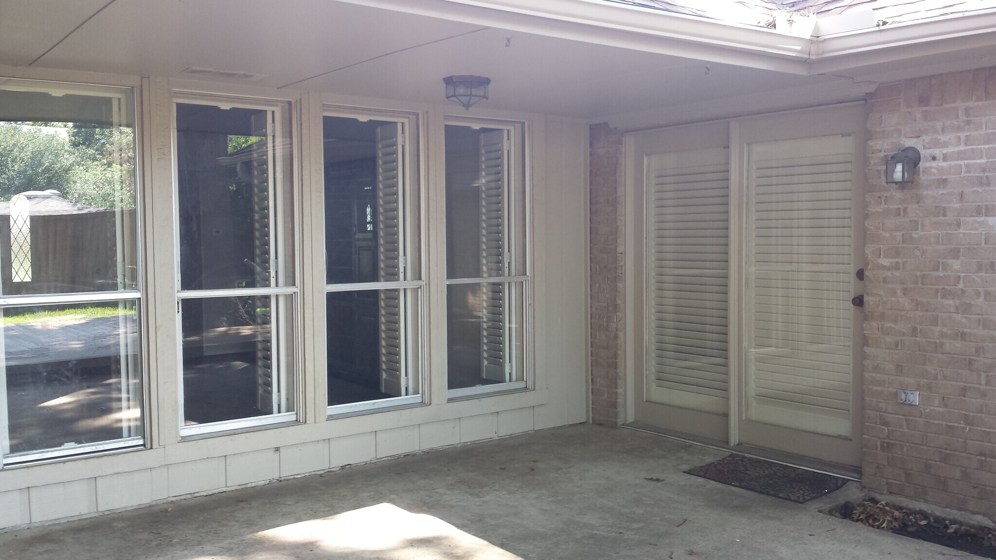 door to master bd from backyard - 2304 Canyon Valley Trl