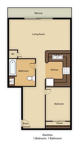 Floorplan - Ocean Elements at Alamitos Beach Apartments