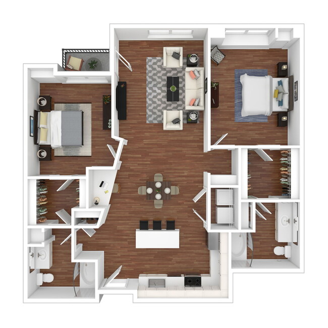 Floorplan - 7166 at Belmar