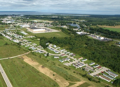 Aerial Photo - Huron Estates