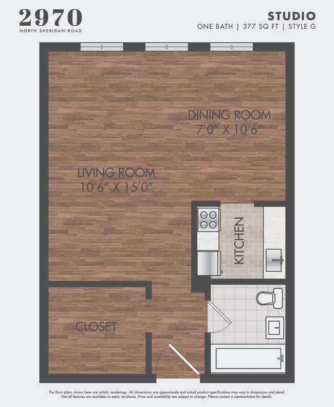Floorplan - 2970 N Sheridan