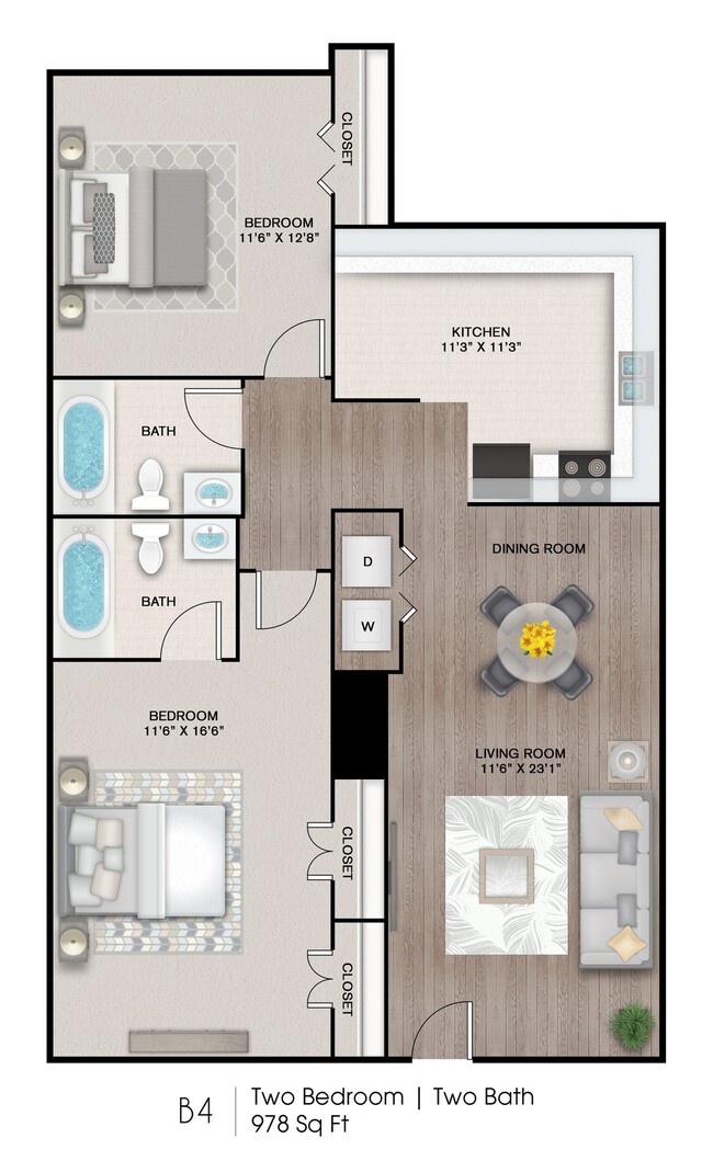 Floorplan - The Greens on 5th