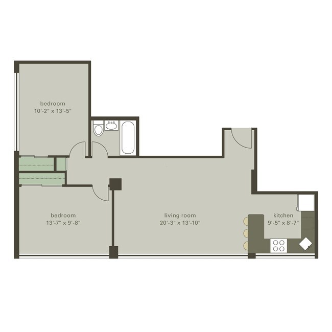 Floorplan - Algonquin Apartments