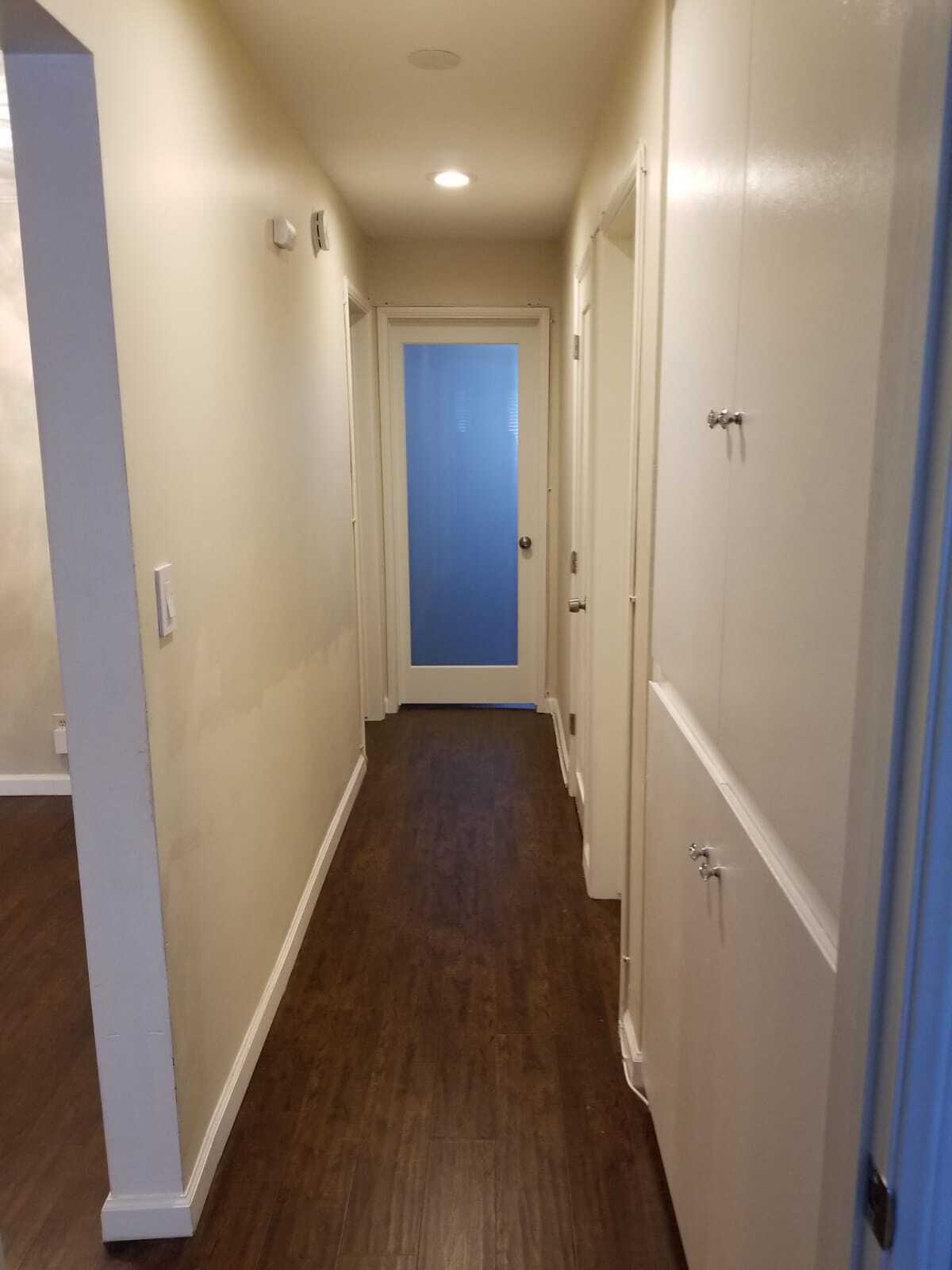 hallway to 2nd bedroom, bathroom to the right - 1770 Ximeno Ave