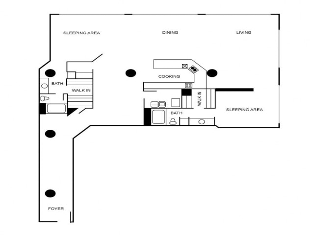 Floorplan - South Side on Lamar