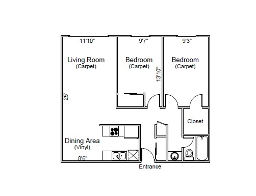 2BR/1BA - 2405 Monterey Dr
