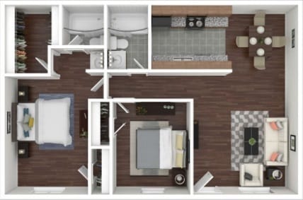 2BA/2BR B2 - The Grove at Pinemont