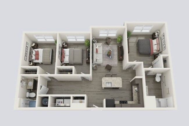 Floorplan - Parkside Apartments