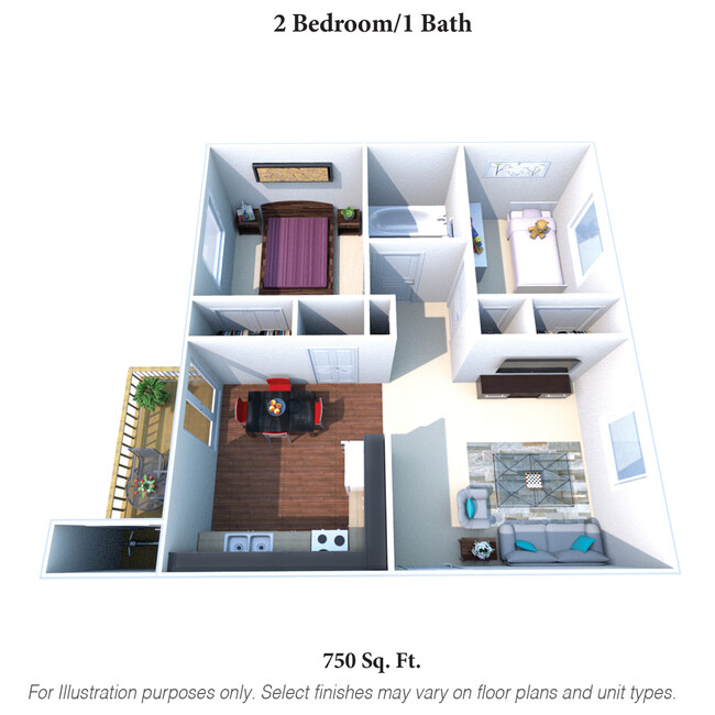 Floorplan - East Pointe Apartments