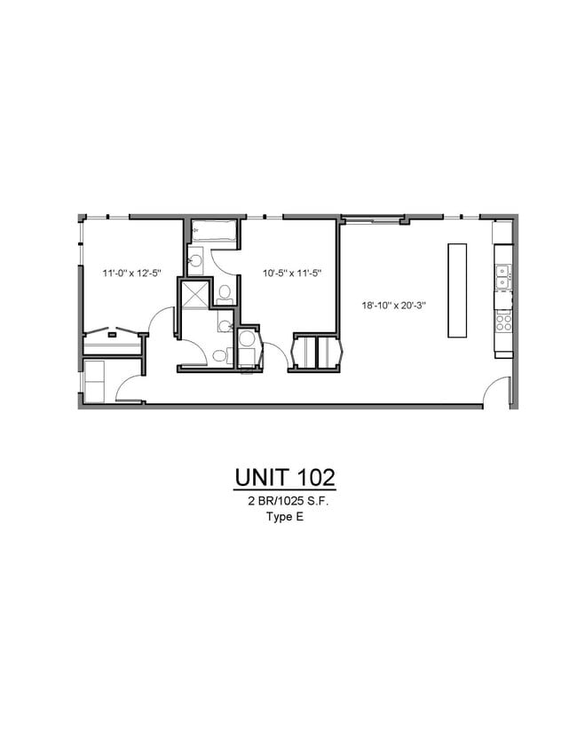 Floorplan - Sunrise Apartments