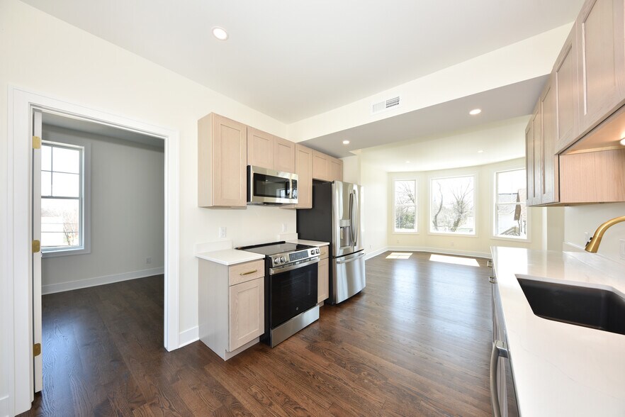 Kitchen - Looking from Bathroom Door - 104 E Prospect St