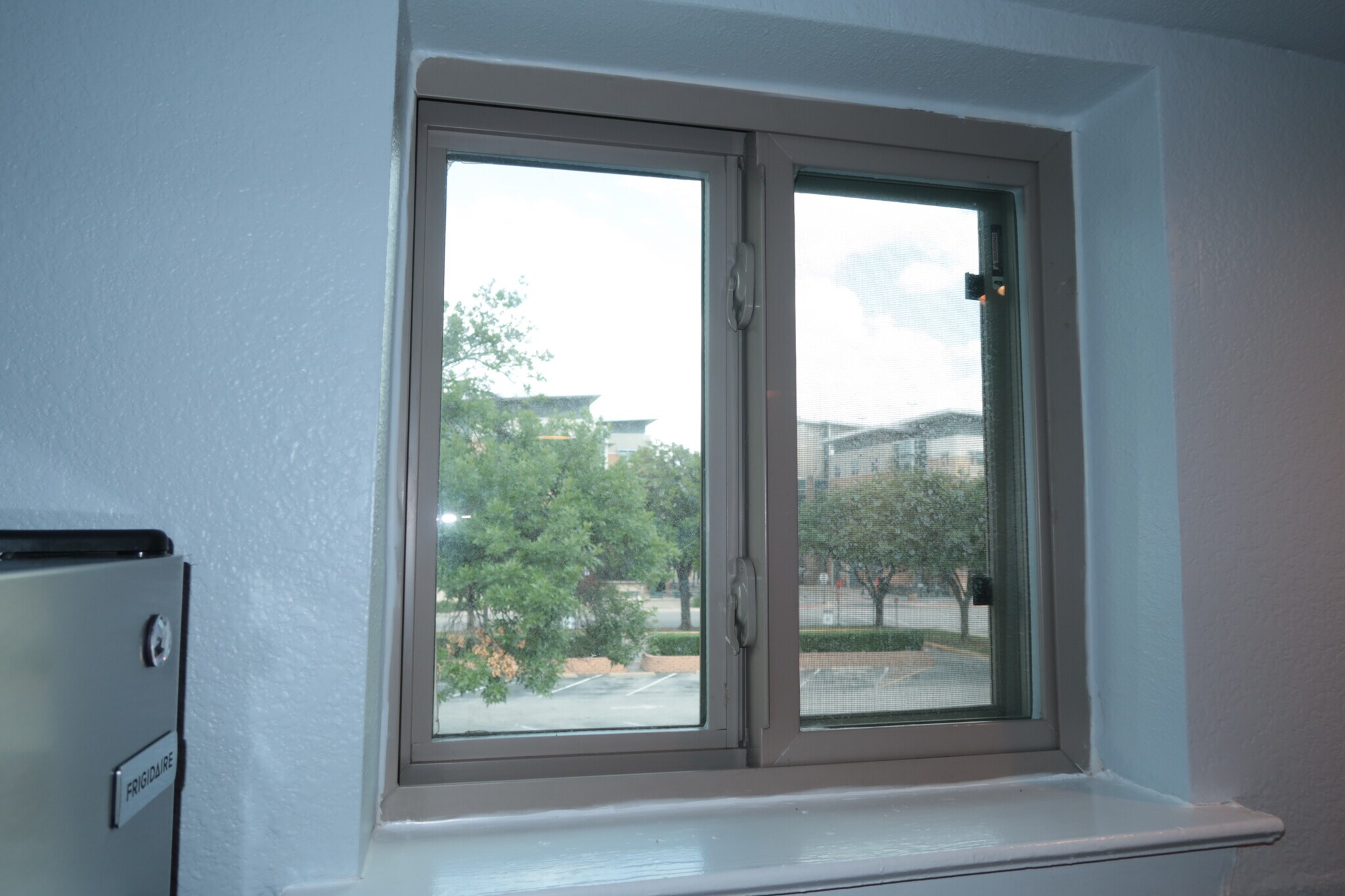 Kitchen window view - 425 S Oak St