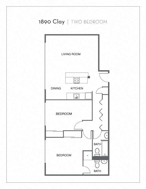 Floorplan - Clay Park Tower Apartments