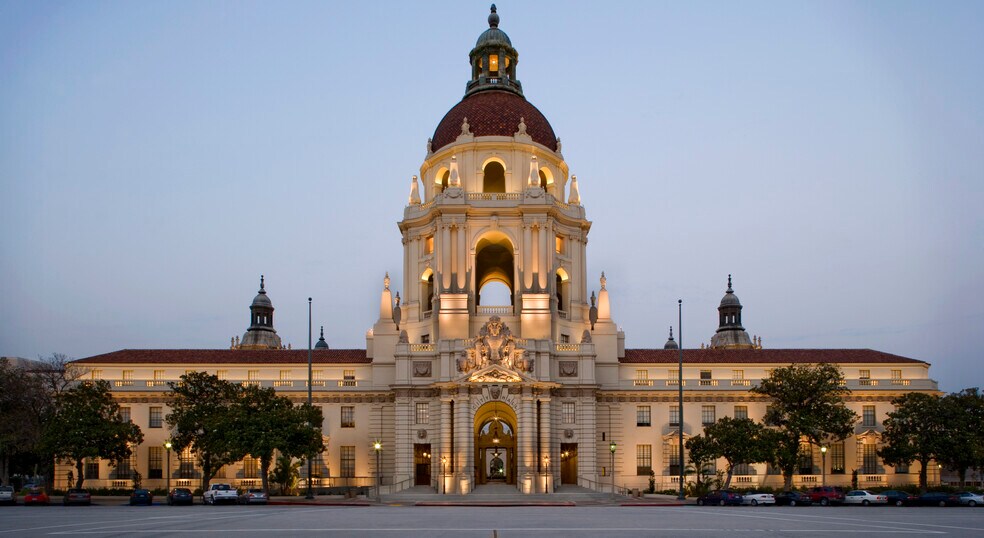Iconic Pasadena City Hall [less than a mile away] - 607 N Garfield Ave