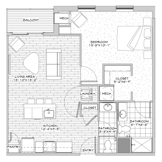 Jerome 412- 1bed - The Jerome
