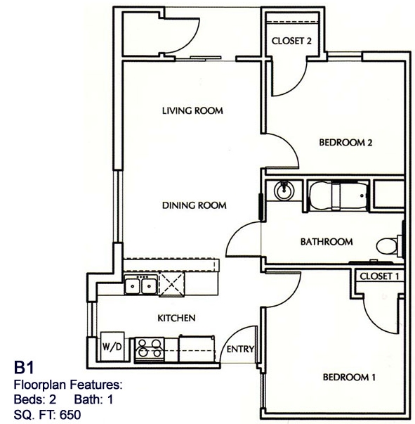 B1 - Wind River Apartments