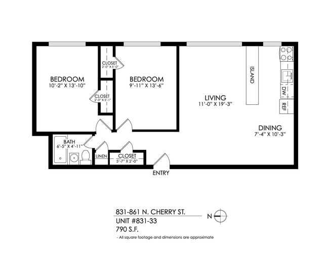 Floorplan - 831-861 Cherry