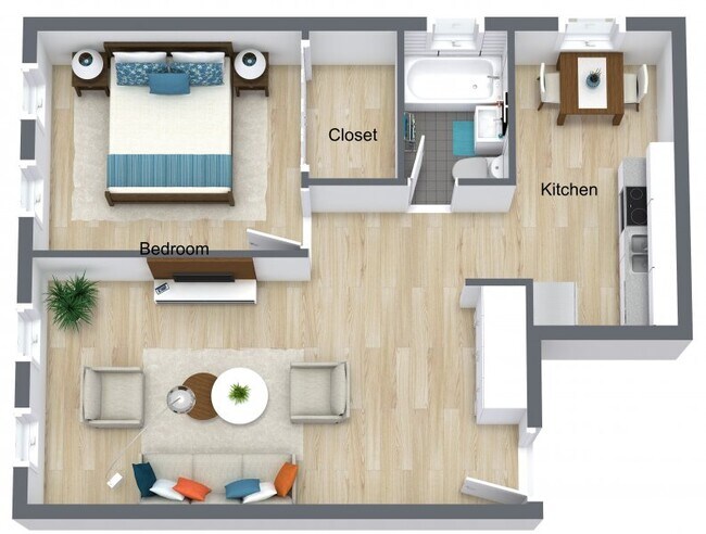 1 Bd 1 Ba - 4915 S Drexel Apartments