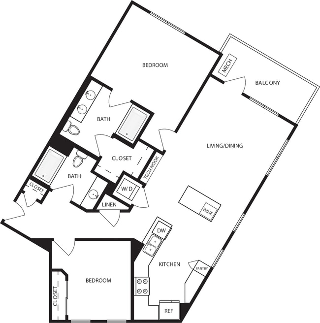 Floorplan - Mara Pacific Beach