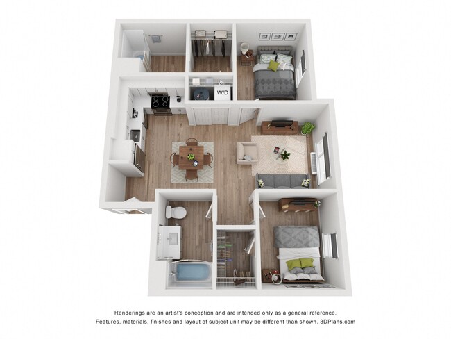 Floorplan - The Flats on Liberty