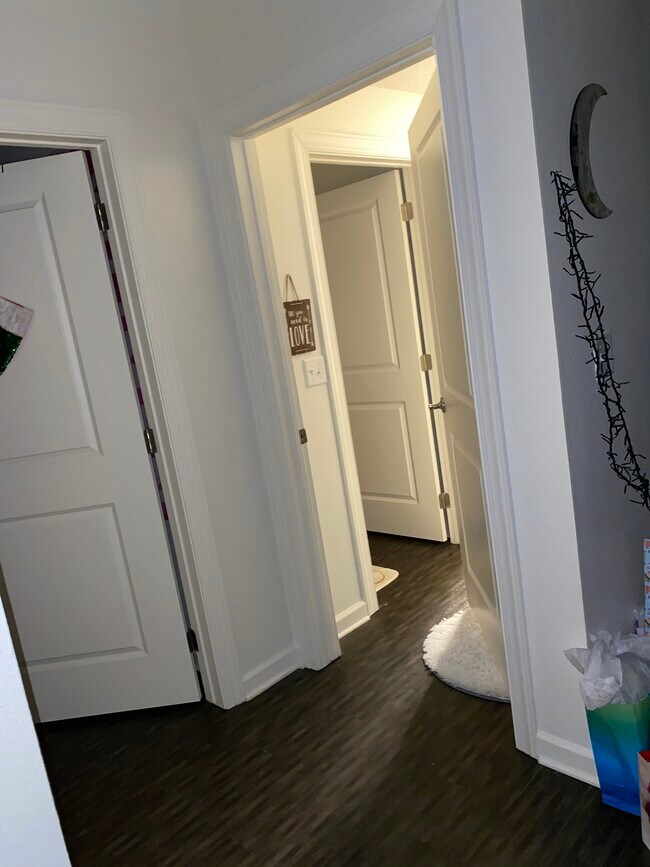 Room with light on will be yours off to the left of apartment - 240 Onley Rd