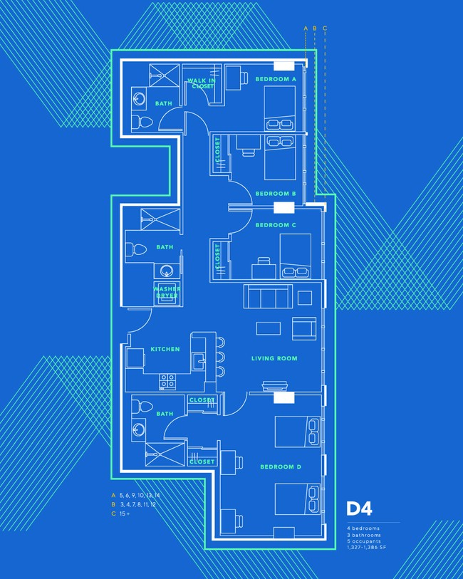 D4 - The Grad- Student-by the bed leasing