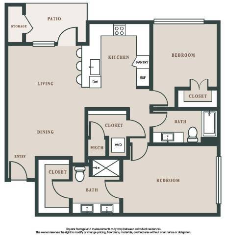 Floorplan - The Residences at Promontory