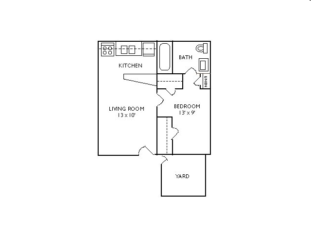 1BR/1BA - Lakewood Townhomes