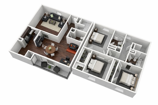 3B 1568sqft - Armon Bay