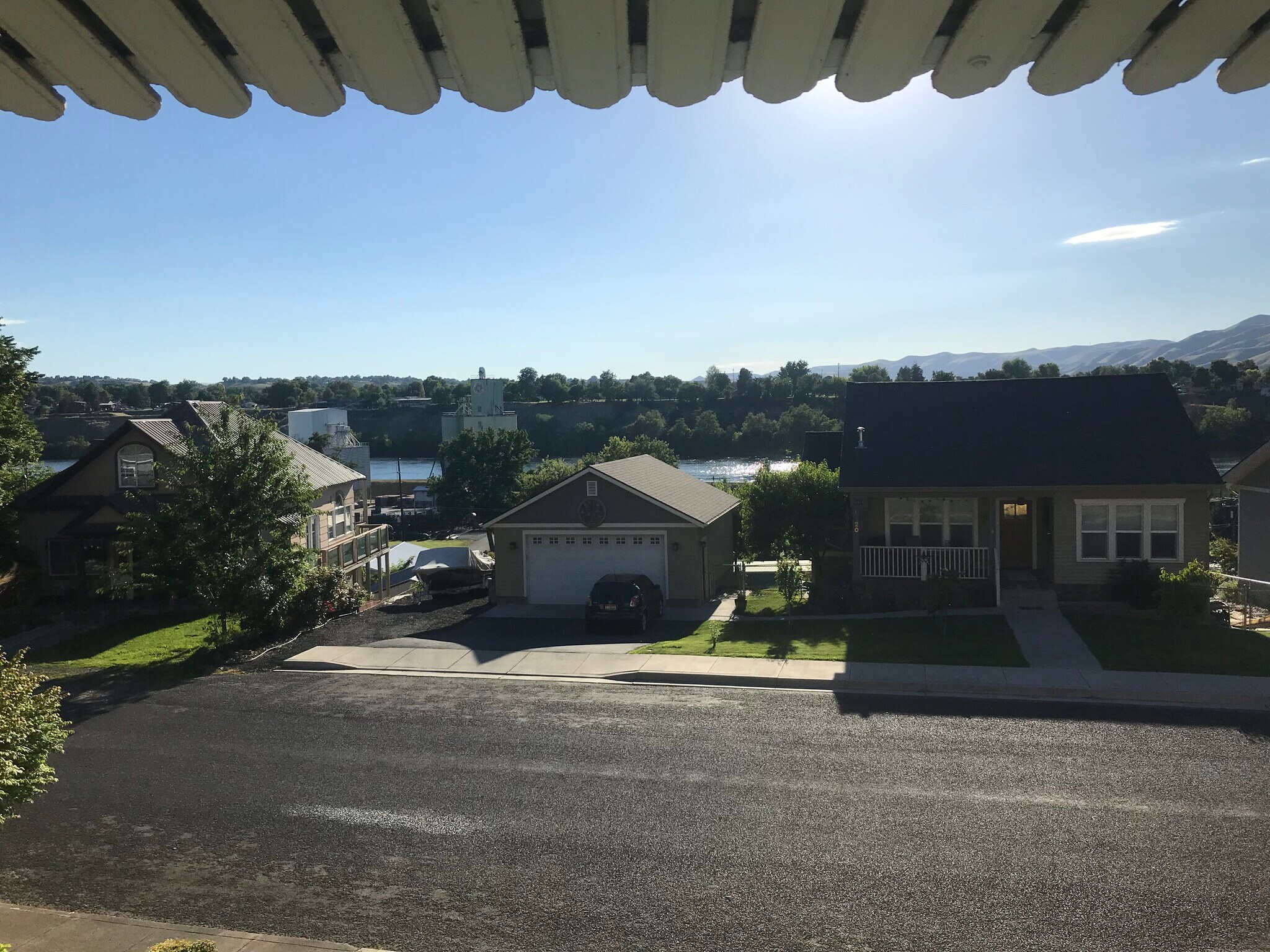 View from bedroom/living room window. - 1103 Prospect Avenue