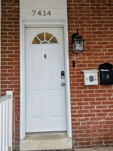 Main Door - 7414 Montour St
