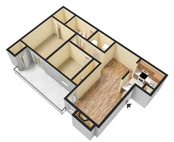 Floorplan - Spicewood Springs Apartment Homes