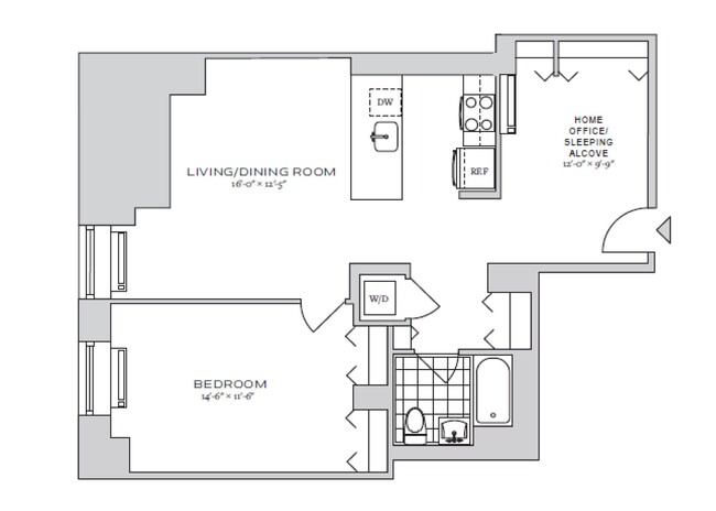 Floorplan - 70 Pine Apartments